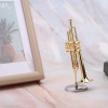 Miniatura instrumentu trąbki ze stojakiem i etui [12190000193]
